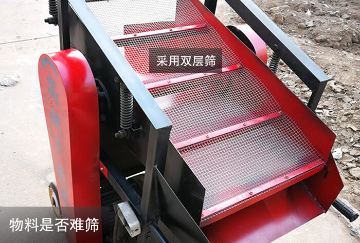 小型振動篩沙機是否難篩