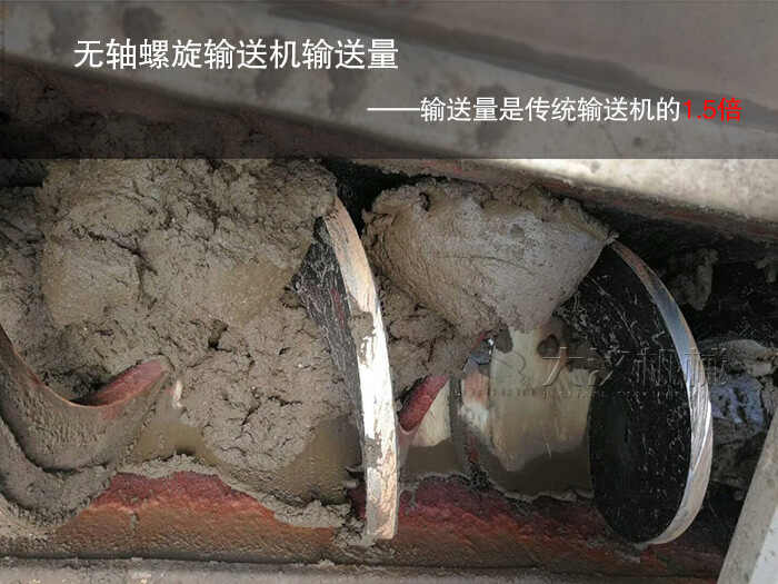 石油鉆井泥漿無軸輸送機(jī)輸送量大