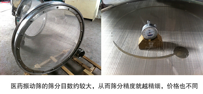 醫(yī)藥振動篩的篩分目數(shù)