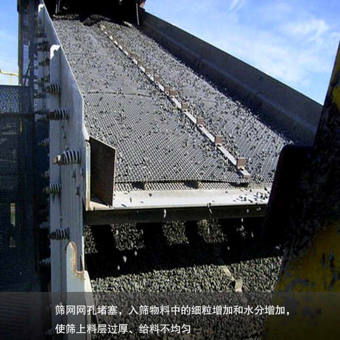 脫水振動(dòng)篩的脫水效果不理想